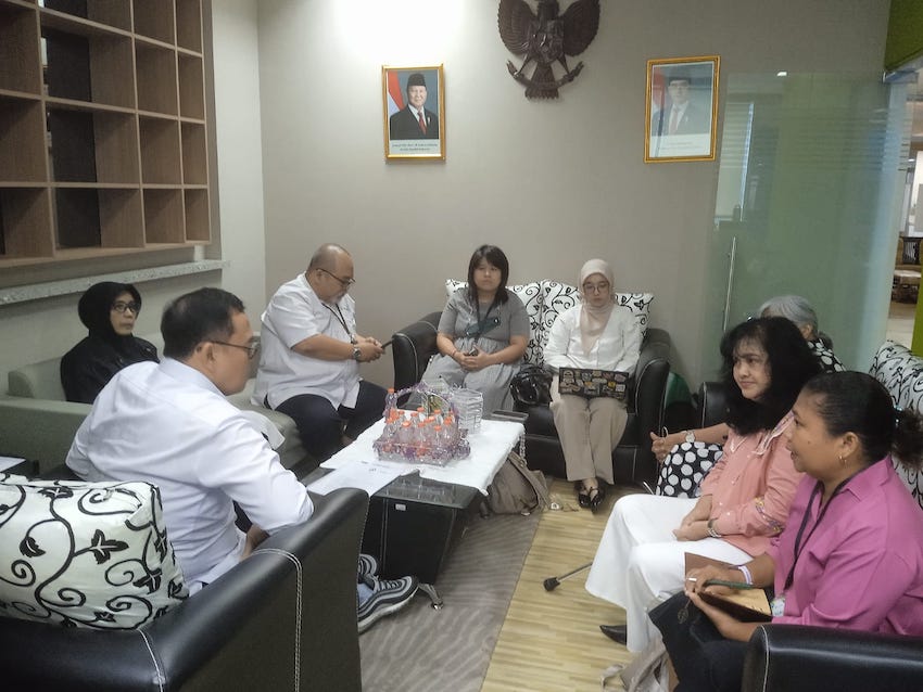 Audiensi PJS dengan Kementerian Kesehatan